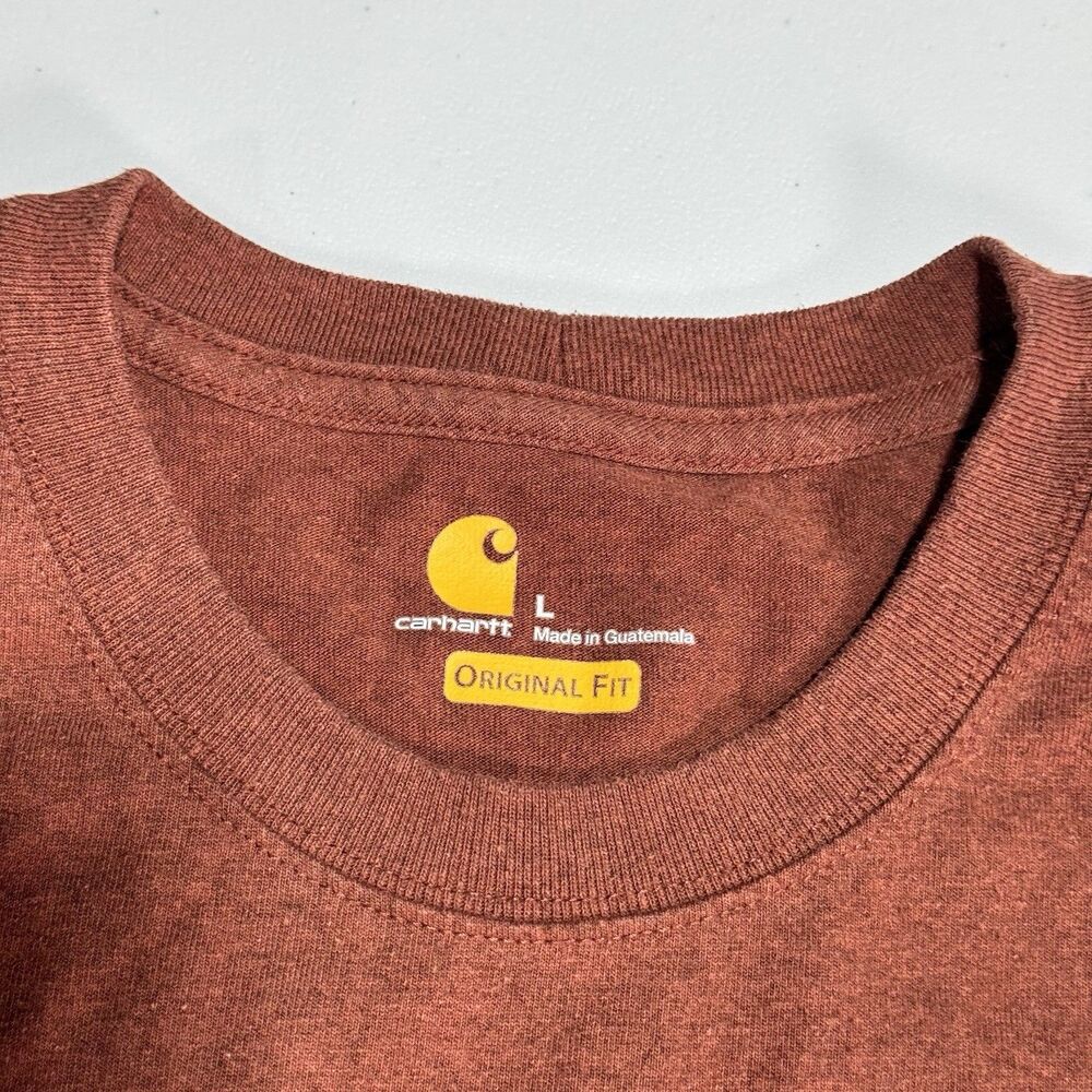 Lot Of 5 Carhartt Shirts Men's Large Original Fit Pocket Tee - Picture 16 of 16